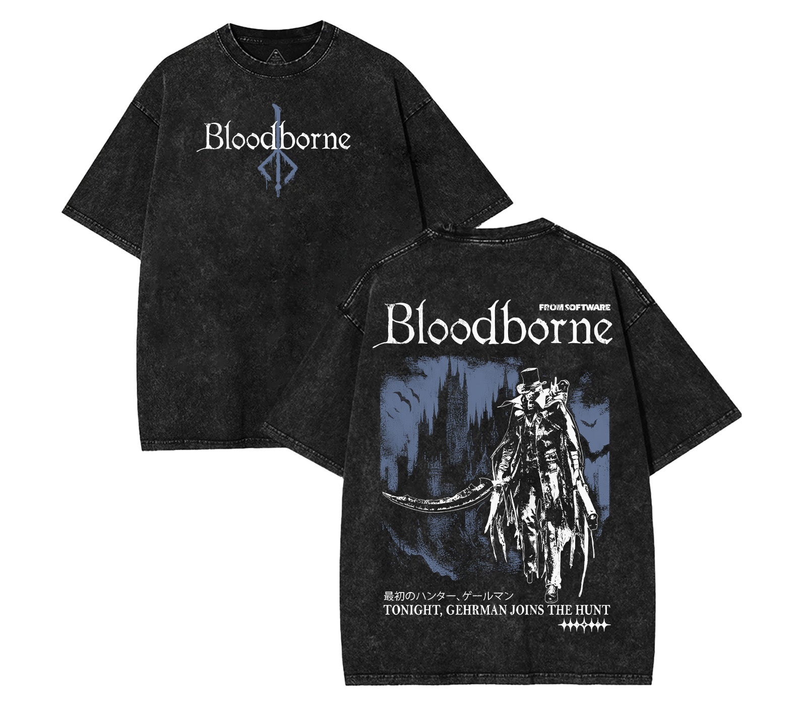 Bloodborne Gehrman The First Hunter Washed T-Shirt  [TPR]